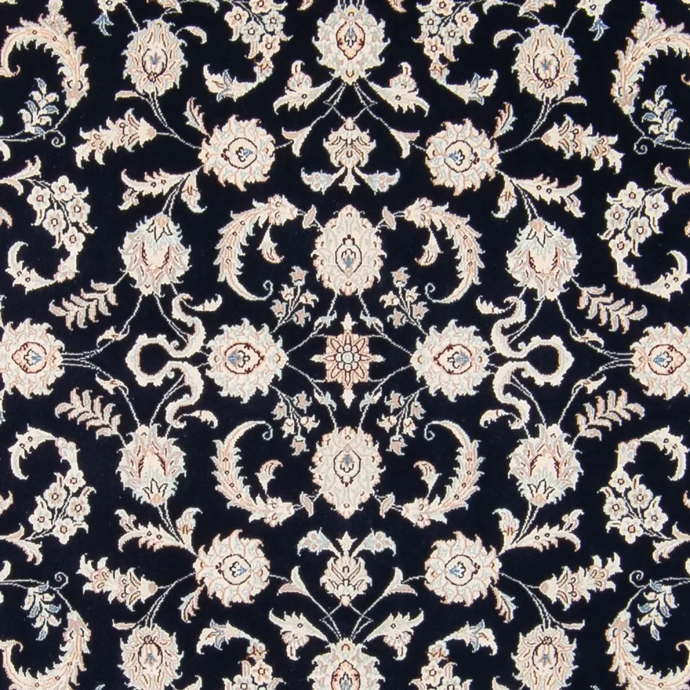 Perserteppich - Nain - 235 x 172 cm - dunkelblau