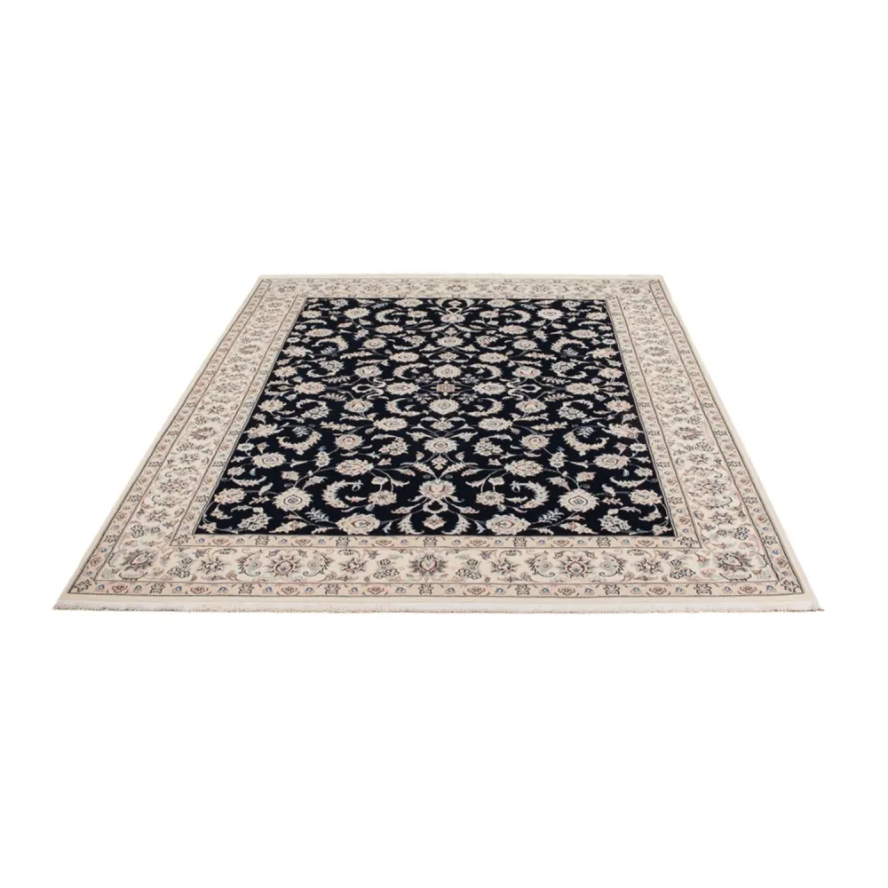 Perserteppich - Nain - 235 x 172 cm - dunkelblau