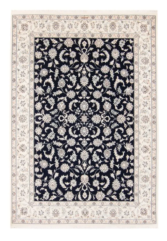 Perserteppich - Nain - 236 x 170 cm - dunkelblau