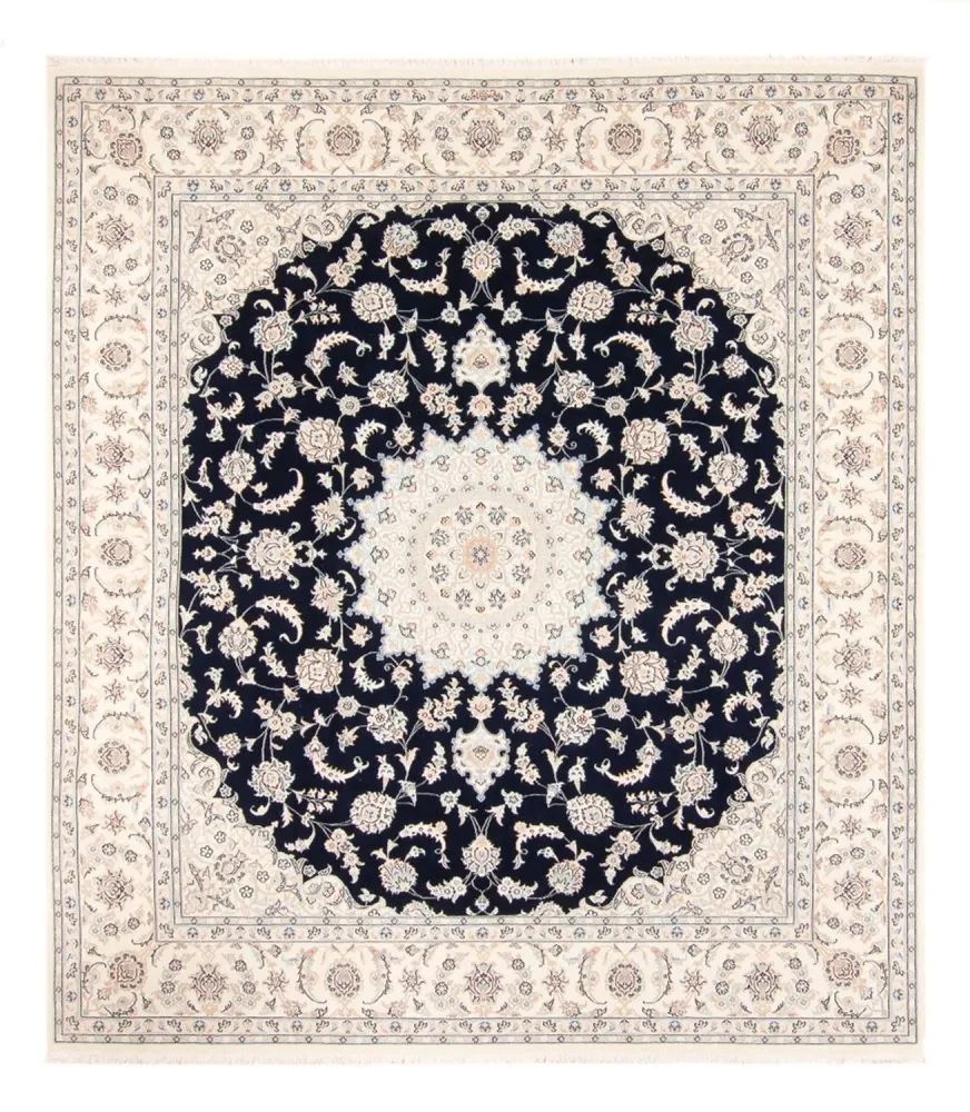 Perserteppich - Nain - 261 x 223 cm - dunkelblau