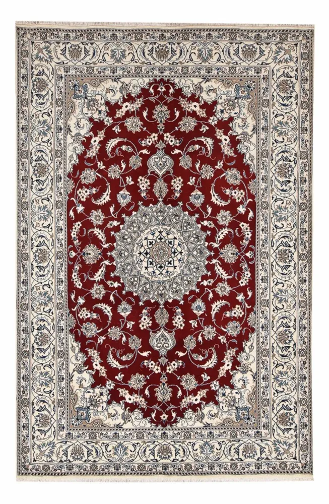 Perserteppich - Nain - 300 x 199 cm - rot