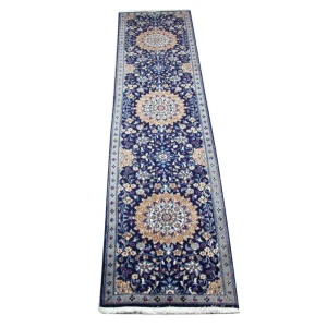 Perserteppich - Nain 340 x 80 cm Teppich Läufer