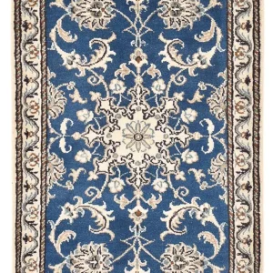 Perserteppich - Nain - 88 x 60 cm - blau