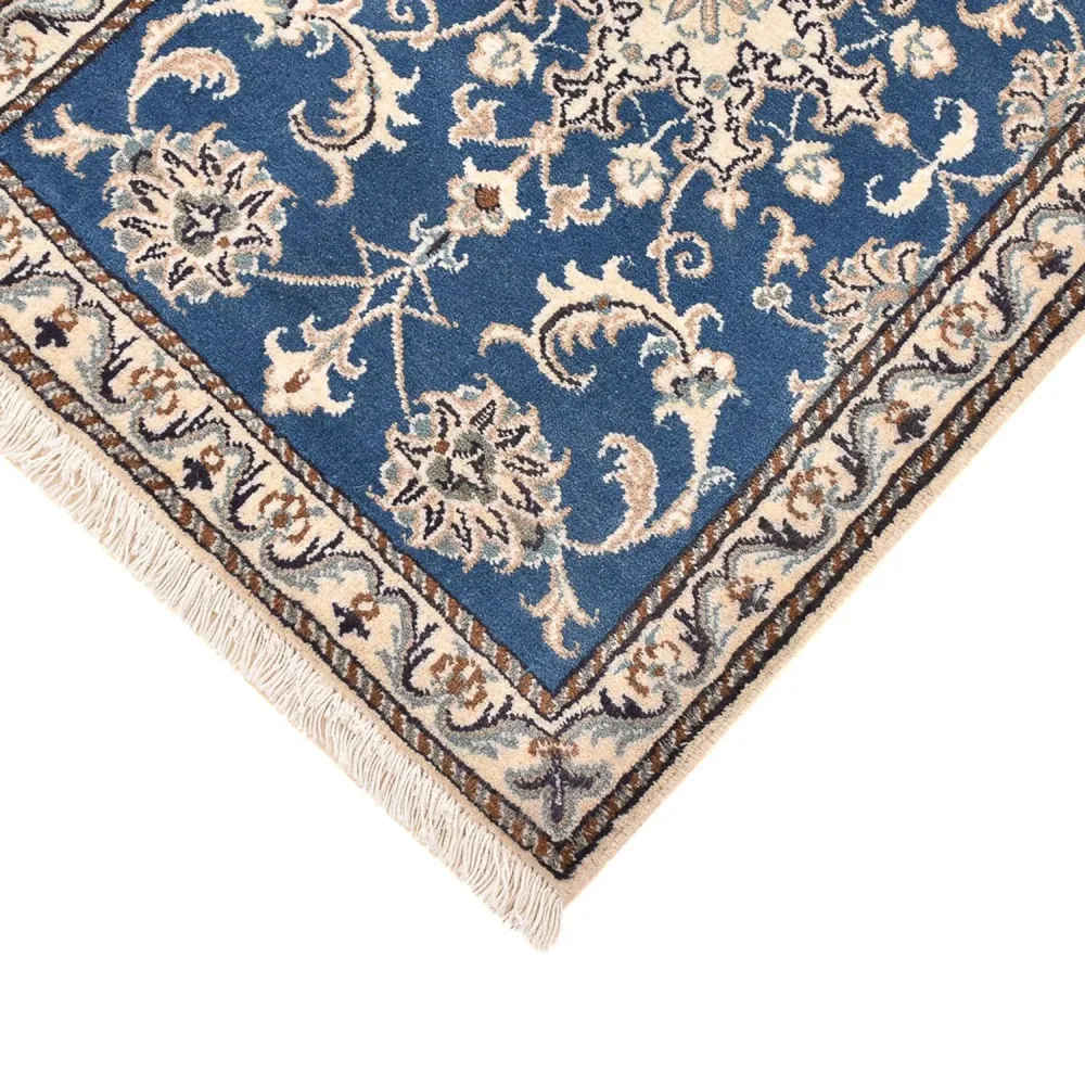 Perserteppich - Nain - 88 x 60 cm - blau