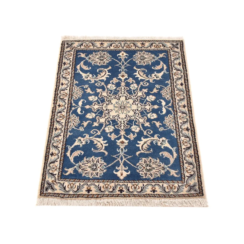 Perserteppich - Nain - 88 x 60 cm - blau