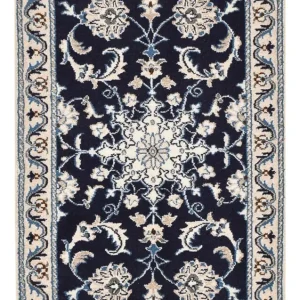 Perserteppich - Nain - 89 x 57 cm - dunkelblau