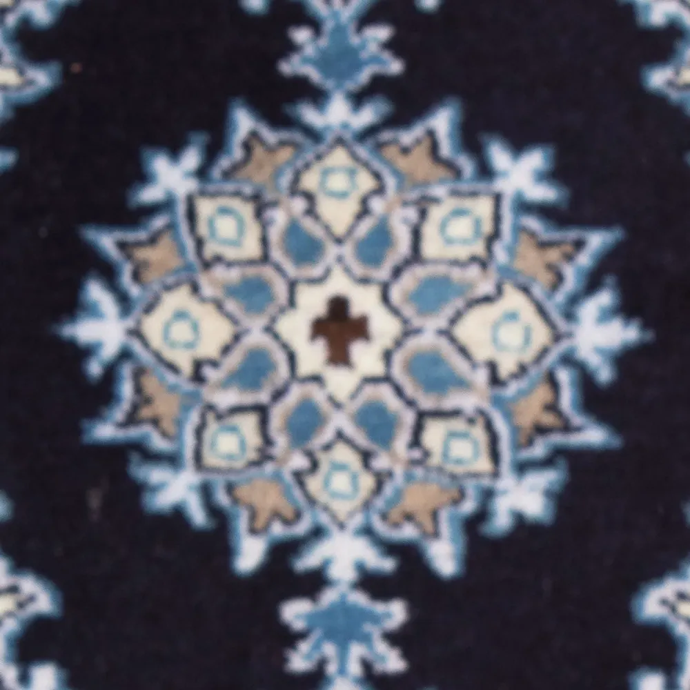 Perserteppich - Nain - 60 x 40 cm - dunkelblau