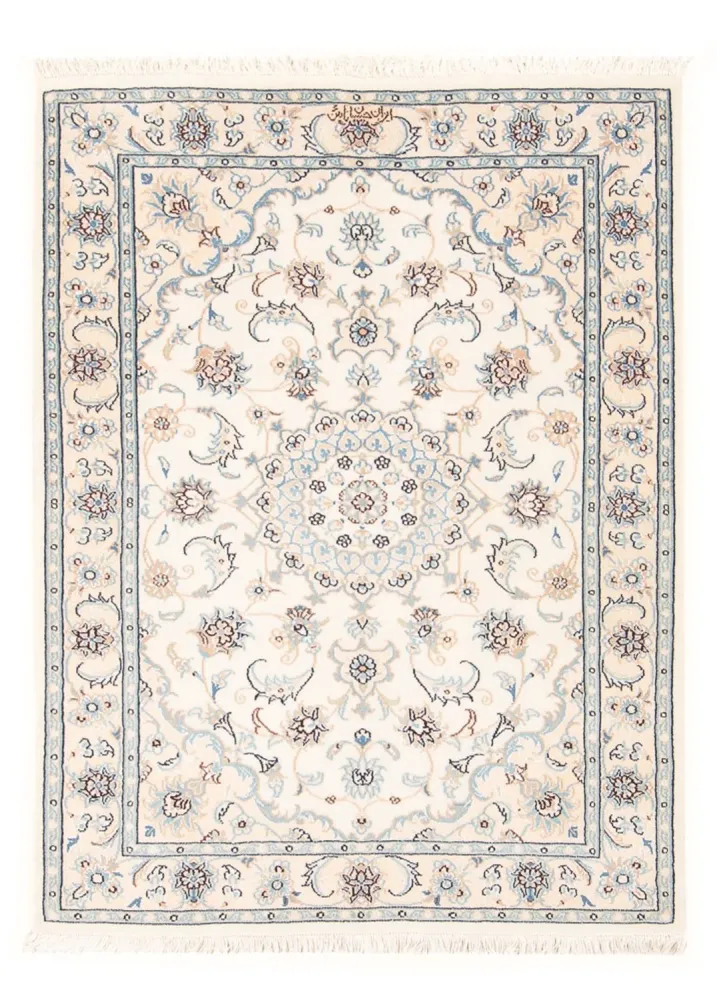 Perserteppich - Nain - Premium - 117 x 80 cm - creme