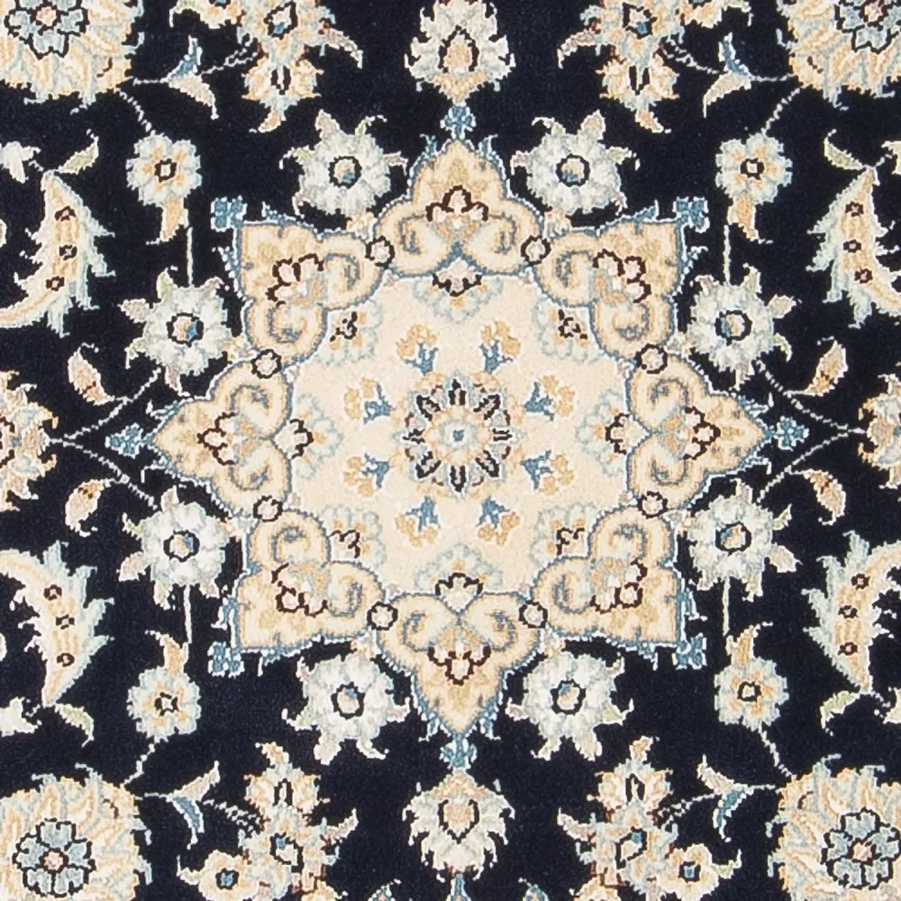 Perserteppich - Nain - Premium - 118 x 80 cm - dunkelblau