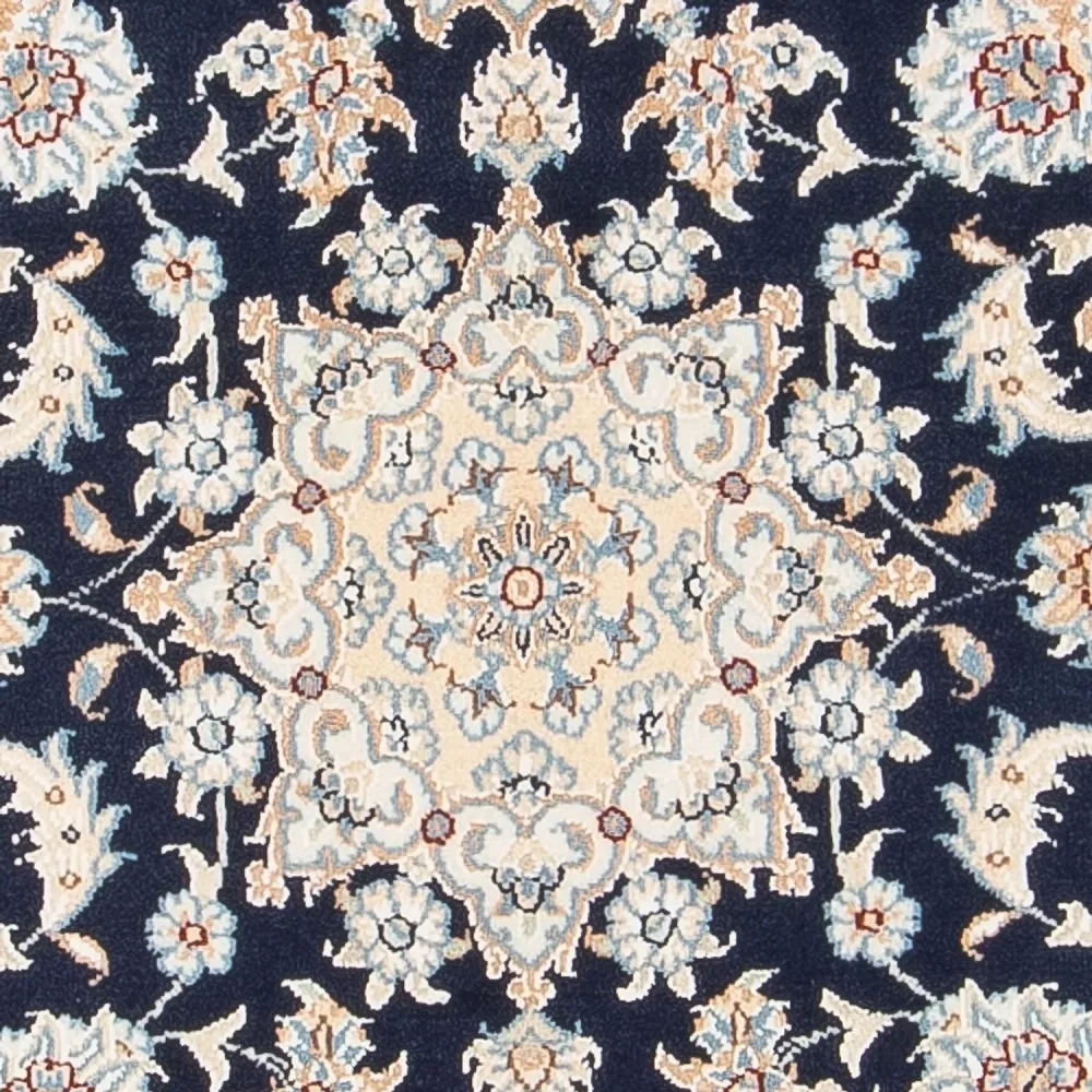 Perserteppich - Nain - Premium - 120 x 80 cm - dunkelblau