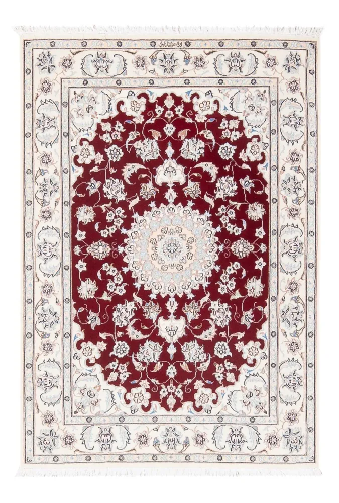 Perserteppich - Nain - Premium - 120 x 80 cm - rot