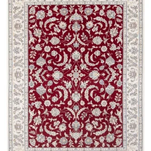 Perserteppich - Nain - Premium - 202 x 150 cm - rot