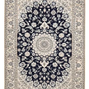 Perserteppich - Nain - Premium - 245 x 165 cm - dunkelblau