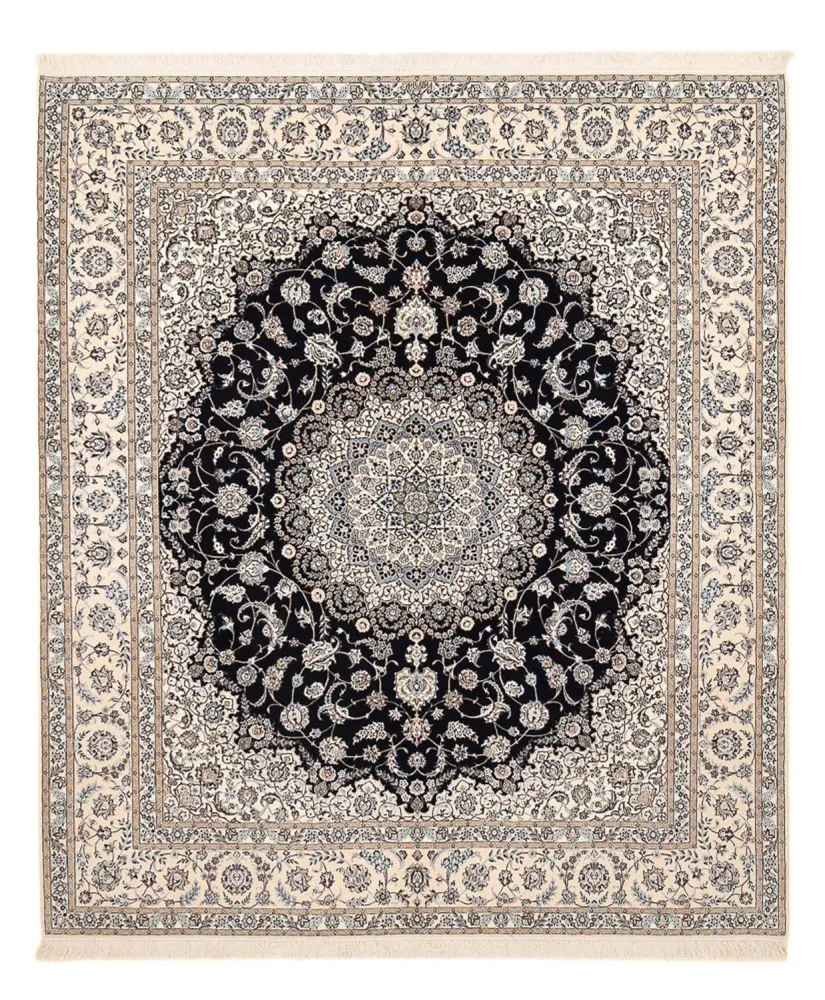 Perserteppich - Nain - Premium - 306 x 254 cm - dunkelblau