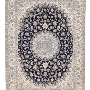 Perserteppich - Nain - Premium - 358 x 259 cm - dunkelblau