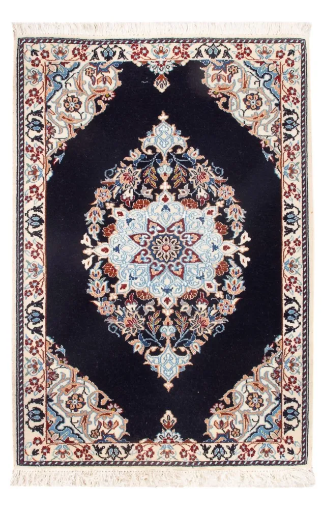 Perserteppich - Nain - Premium - 75 x 50 cm - hellblau