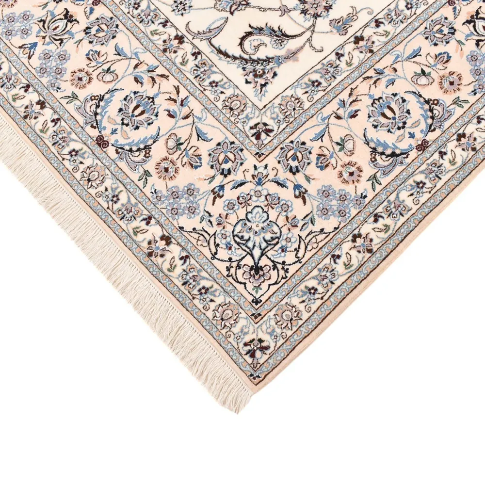 Perserteppich - Nain - Premium quadratisch - 212 x 212 cm - weiß