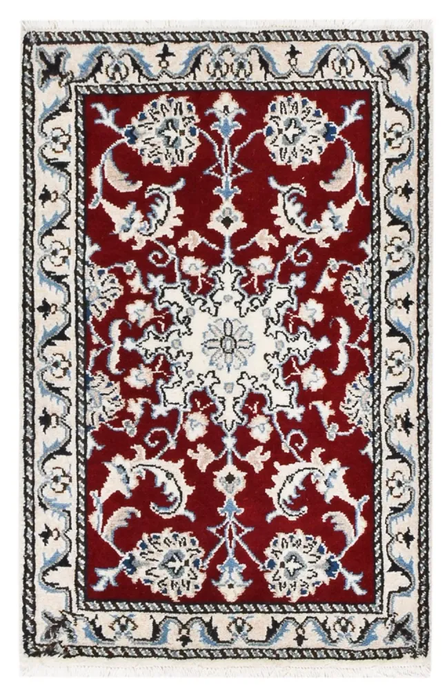 Perserteppich - Nain - 87 x 56 cm - rot