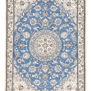 Perserteppich - Nain - Royal - 127 x 90 cm - blau