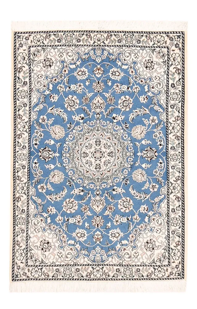 Perserteppich - Nain - Royal - 127 x 90 cm - blau