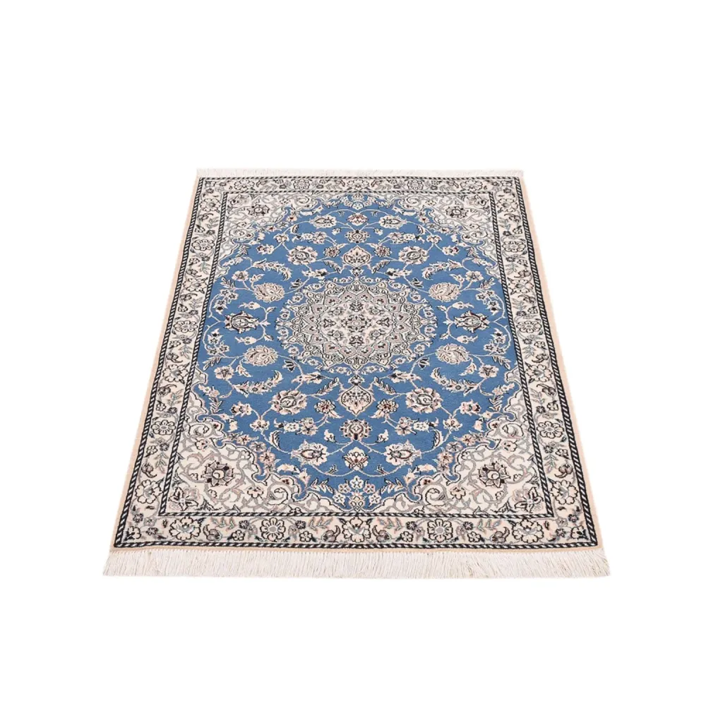 Perserteppich - Nain - Royal - 127 x 90 cm - blau