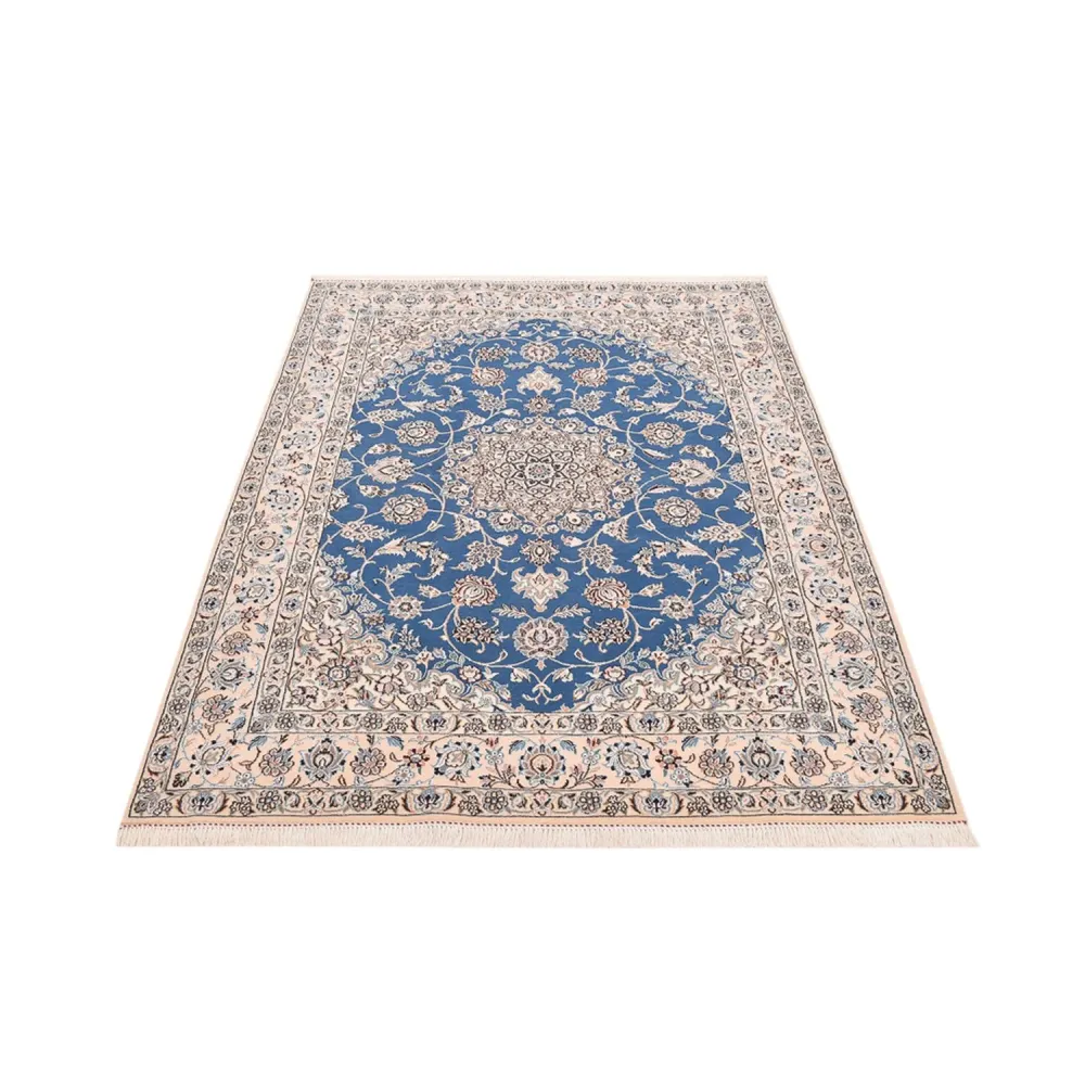 Perserteppich - Nain - Royal - 202 x 151 cm - blau