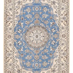 Perserteppich - Nain - Royal - 242 x 158 cm - blau