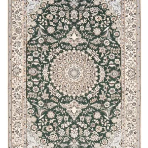 Perserteppich - Nain - Royal - 255 x 159 cm - dunkelgrün