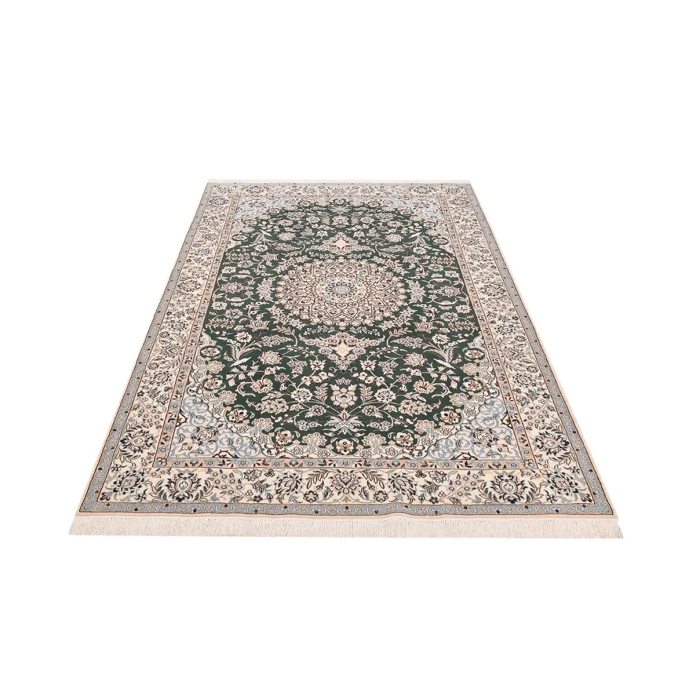 Perserteppich - Nain - Royal - 255 x 159 cm - dunkelgrün