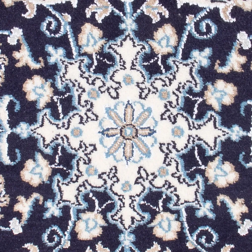 Perserteppich - Nain - Royal - 90 x 60 cm - dunkelblau