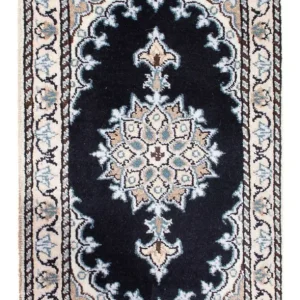 Perserteppich - Nain - Royal - 60 x 40 cm - dunkelblau