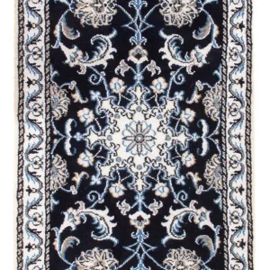 Perserteppich - Nain - Royal - 90 x 60 cm - dunkelblau