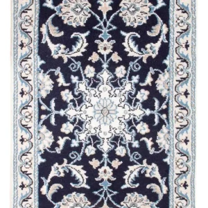 Perserteppich - Nain - Royal - 90 x 60 cm - dunkelblau