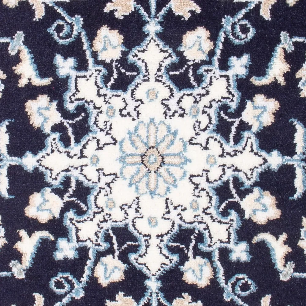 Perserteppich - Nain - Royal - 90 x 60 cm - dunkelblau