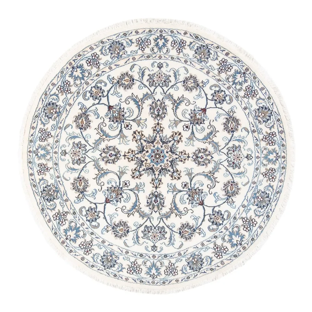 Perserteppich - Nain rund - 150 x 150 cm - creme