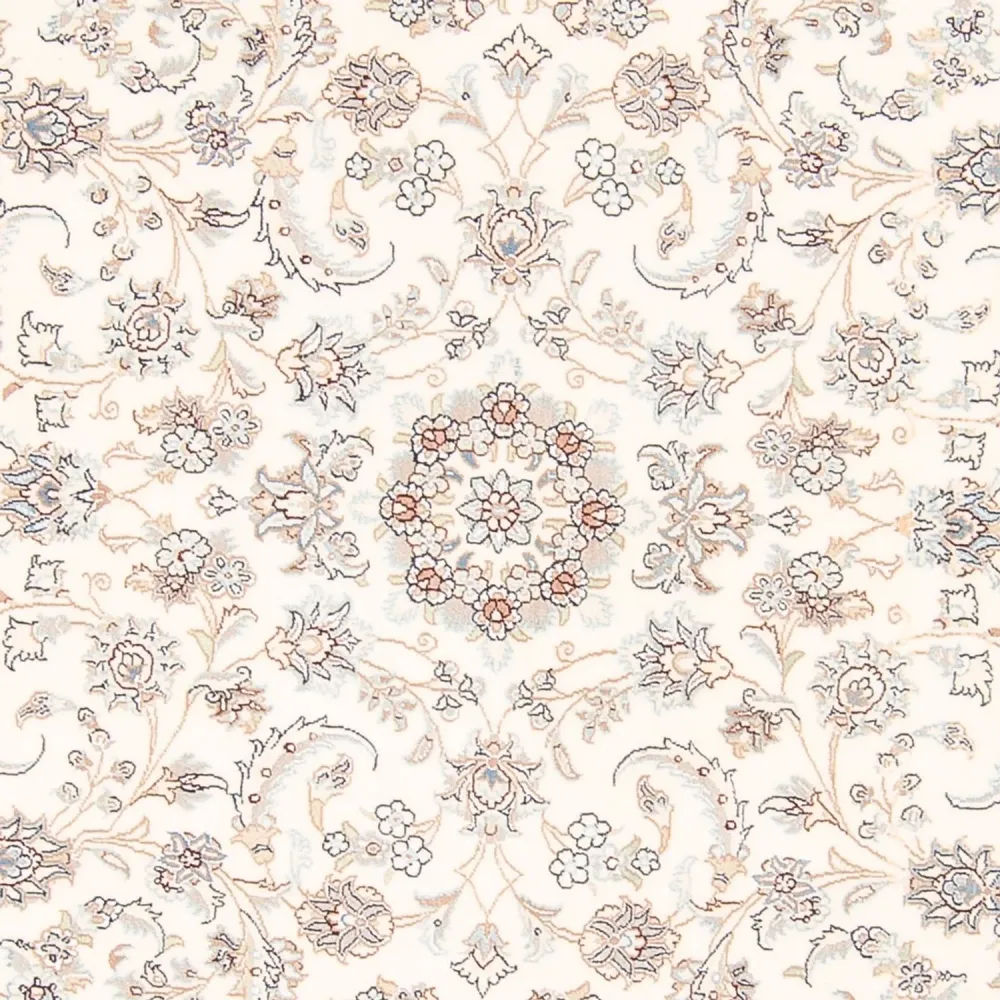 Perserteppich - Nain rund - 203 x 200 cm - creme