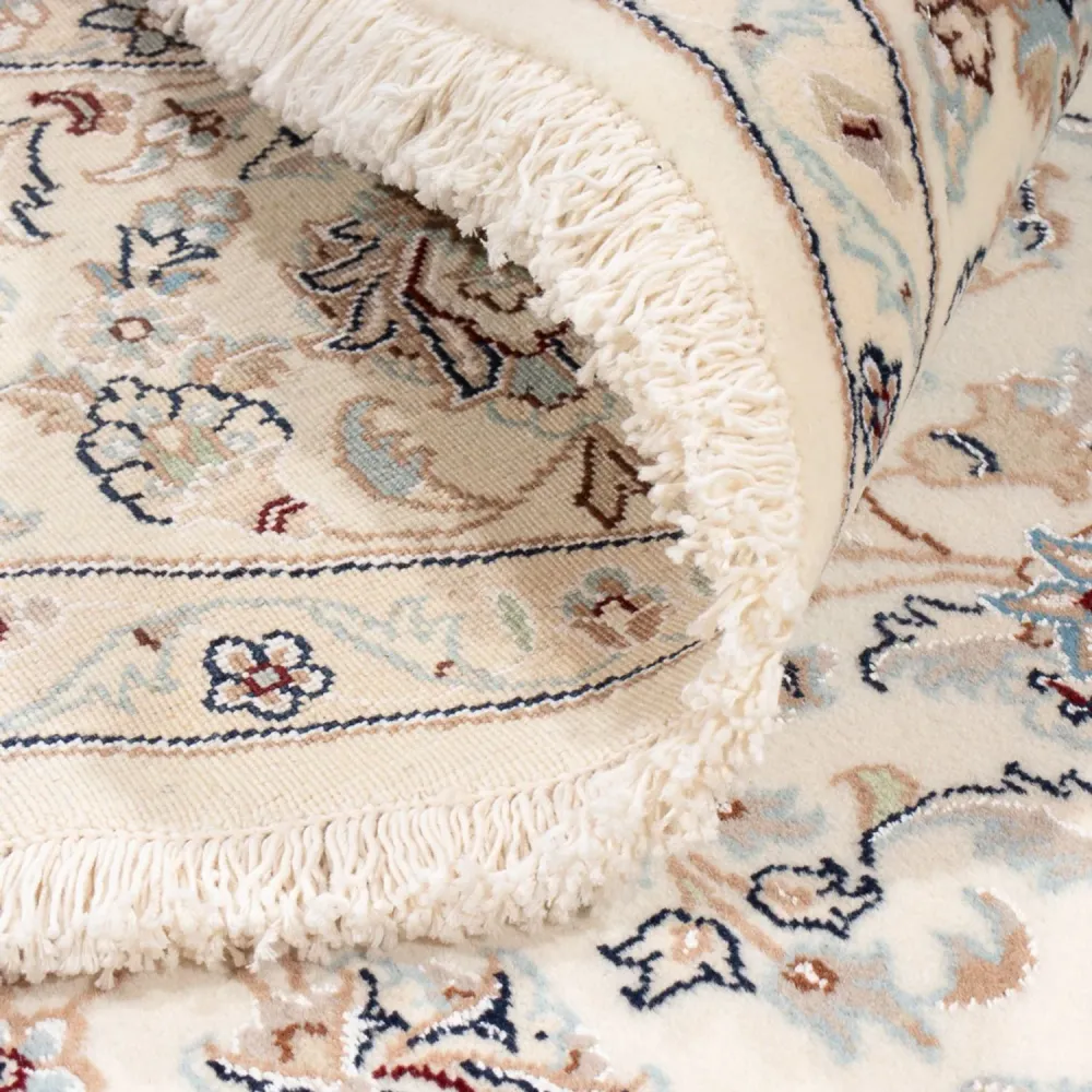 Perserteppich - Nain rund - 203 x 200 cm - creme