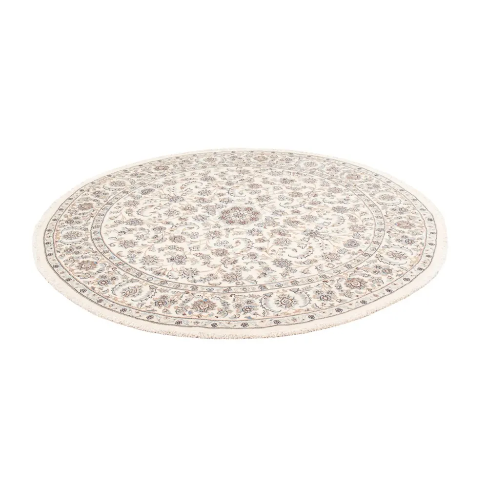 Perserteppich - Nain rund - 203 x 200 cm - creme