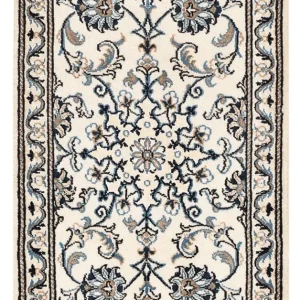 Perserteppich - Nain - 90 x 60 cm - weiß