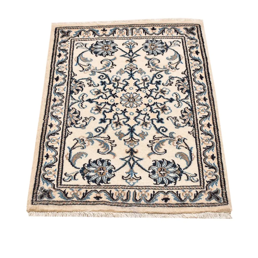 Perserteppich - Nain - 90 x 60 cm - weiß