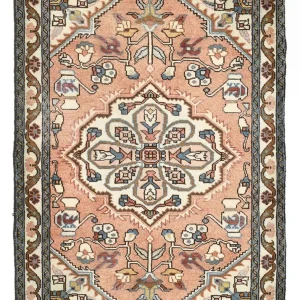 Perserteppich - Nomadic - 102 x 69 cm - hellrot