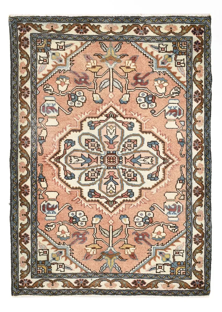 Perserteppich - Nomadic - 102 x 69 cm - hellrot
