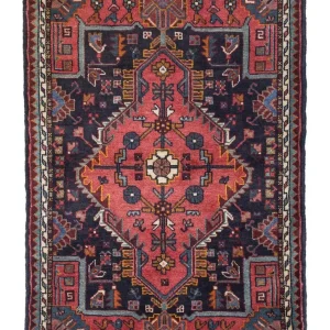 Perserteppich - Nomadic 115 x 84 cm - dunkelblau