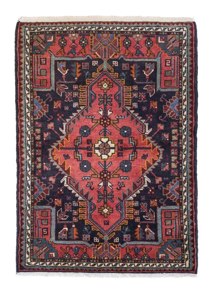 Perserteppich - Nomadic 115 x 84 cm - dunkelblau