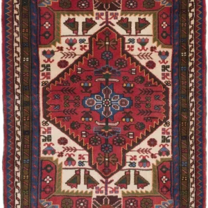 Perserteppich - Nomadic - 115 x 85 cm - rot