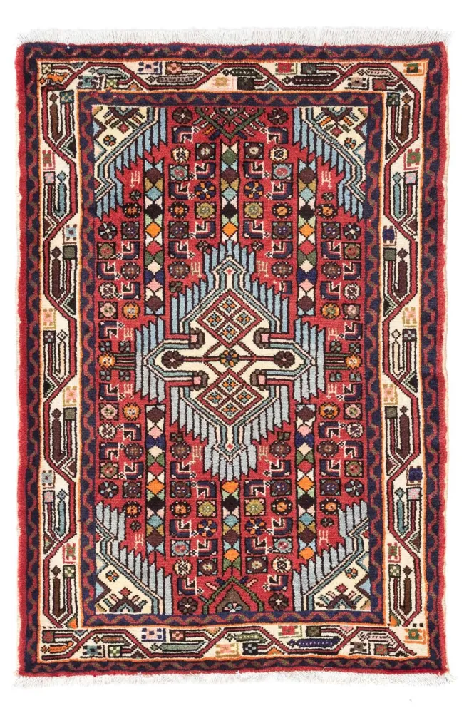 Perserteppich - Nomadic 120 x 76 cm - rot