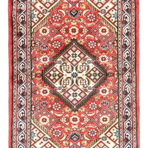 Perserteppich - Nomadic 120 x 83 cm - rot