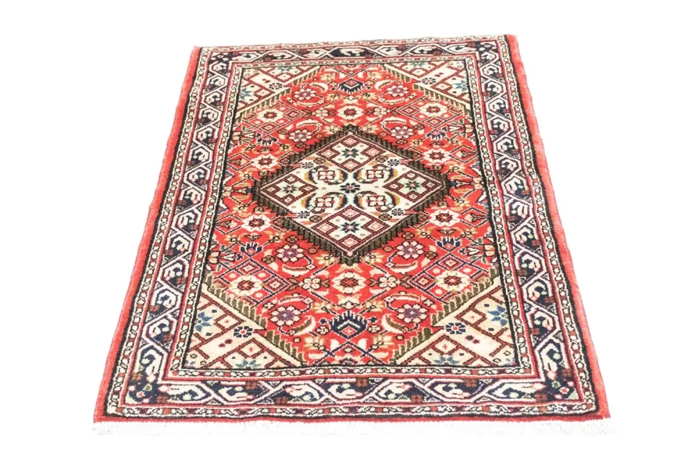 Perserteppich - Nomadic 120 x 83 cm - rot