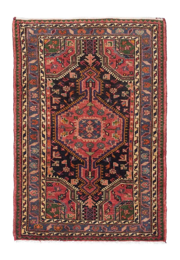 Perserteppich - Nomadic 122 x 82 cm - hellrot