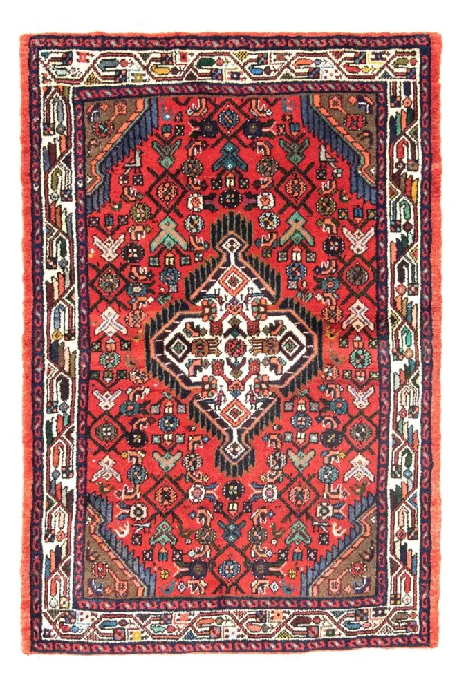 Perserteppich - Nomadic 122 x 85 cm - rot